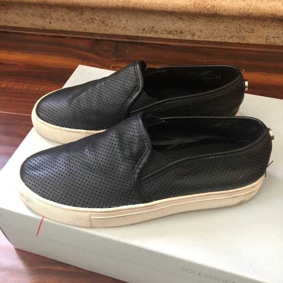 Steve Madden Perforated Slip On Sneaker - Picture 2 of 8